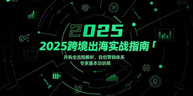 （15503期）2025跨境出海实战指南，并购全流程解析，自创营销体系，专家基本功训练-宅客基地