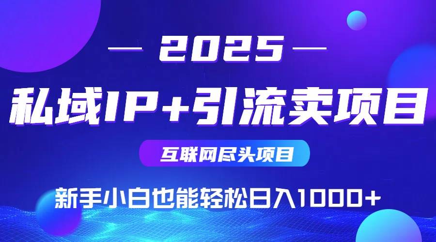 （15531期）2025网创尽头项目，私域IP+引流，新手小白也能在家日入1000+-宅客基地