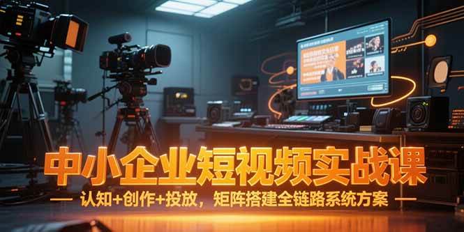 （15249期）中小企业短视频实战课，认知+创作+投放，矩阵搭建全链路系统方案-宅客基地