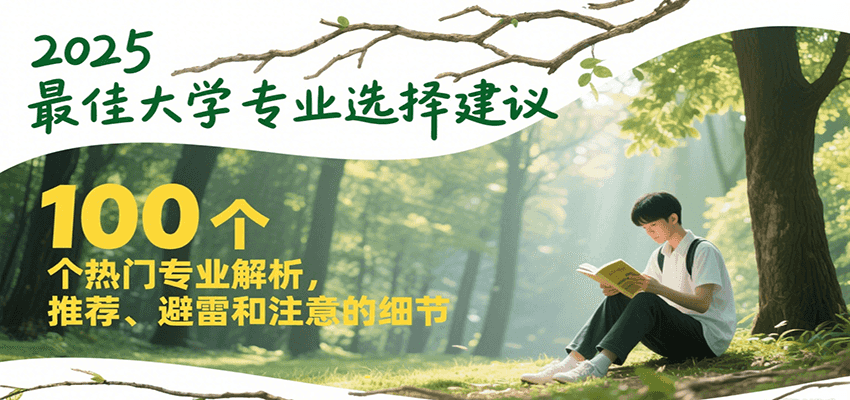 2025最佳大学专业选择建议，100个热门专业解析，推荐、避雷和注意的细节-宅客基地