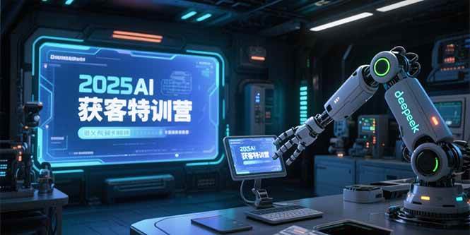 （15289期）2025AI获客特训营，AI图文视频全制作，deepseek工具实操教学-宅客基地
