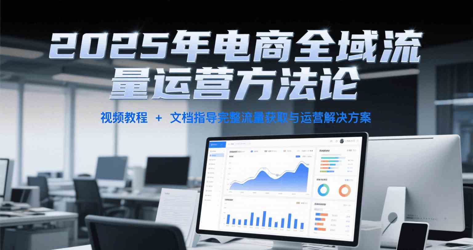 2025年电商全域流量运营方法论，视频教程+文档指导完整流量获取与运营解决方案-宅客基地
