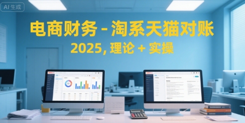 电商财务-淘系天猫对账2025，理论+实操-宅客基地