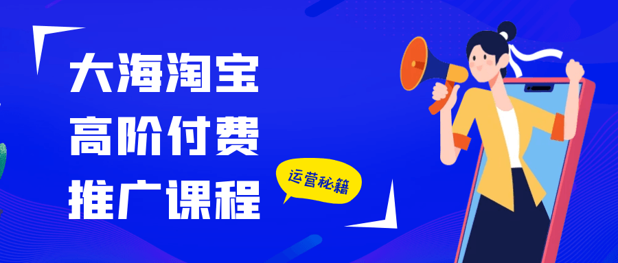 大海淘宝高阶付费推广课程-宅客基地