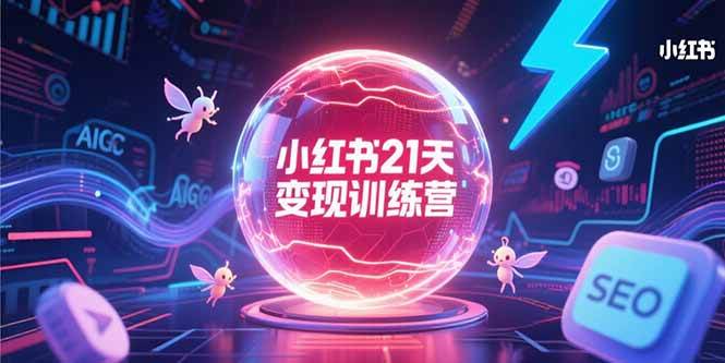 （15328期）小红书21天变现训练营，AIGC工具高效应用，SEO优化核心技巧-宅客基地