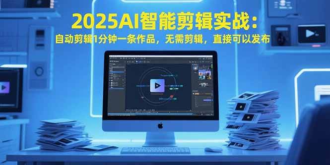 （15504期）2025AI智能剪辑实战：自动剪辑1分钟一条作品，无需剪辑，直接可以发布-宅客基地