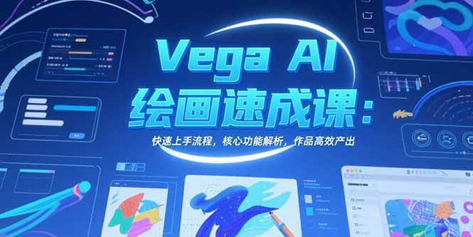 （15470期）Vega AI绘画速成课：快速上手流程，核心功能解析，作品高效产出-宅客基地